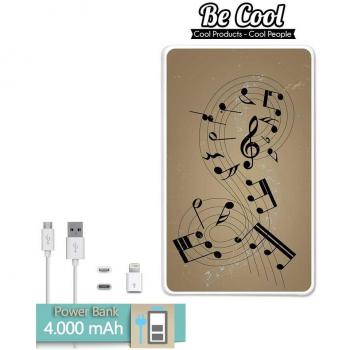 Becool® - Batería Externa Power Bank 4000 mah + Gratis 1 cable USB-MicroUsb