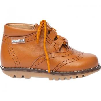 Botas de Niña Angelitos BOTA 425 Cuero Marrón