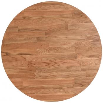 vidaXL Round Table Top Light Brown Ø40x1.5 cm Treated Solid Wood Oak