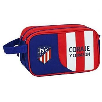safta 812045518 Neceser, Bolsa de Aseo Adaptable a Carro Atlético de Madrid, Multicolor