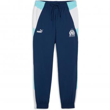 Pantalón de Chándal Puma OM 2023/24 Azul con tecnología DryCELL, tejido ligero y transpirable, diseño oficial del Olympique de Marsella para la temporada 2023/24