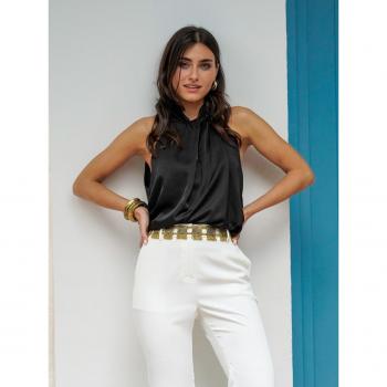 Top Halter Río Negro S/M - Mariquita Trasquilá, tipo de producto: top halter, color: negro, tamaño: S/M