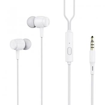 Auriculares Contact LXAU35M02 Blancos con Micrófono y Control multifunción