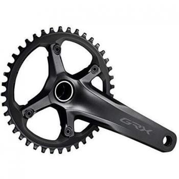 SHIMANO COMPONENTES BIELAS GRX 600 170MM 40 11V 1X, Adultos Unisex, Negro, XL