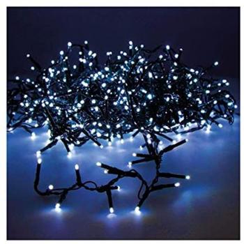 Guirnalda de Luces LED Lumineo Azul 500 LEDs 11m Cavo Verde