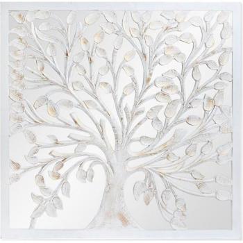 Figura decorativa de árbol de cristal y madera MDF