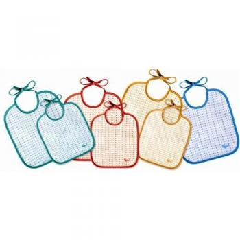 Tigex 80800532 - Pack de 7 baberos, de 0 a 6 meses, multicolor