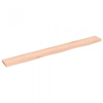 Estante de pared 100x10x2 cm Madera maciza sin tratar Roble