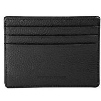 Campo Marzio Cambridge Tarjetero, 12 cm, Negro