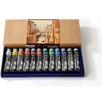 Maimeri Classico Color Óleo Caja Plástico 12X20Ml, multicolor