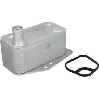 Enfriador de aceite THERMOTEC D4B009TT con características de alta eficiencia en la refrigeración del aceite del motor, diseño compacto, materiales de alta calidad para resistencia a la corrosión y durabilidad, fácil instalación y compatible con