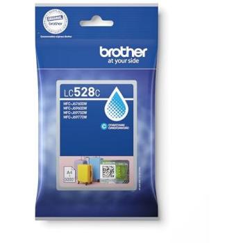 Cartucho de tinta Brother LC-528C Cian Original Alta Capacidad 5000 Páginas