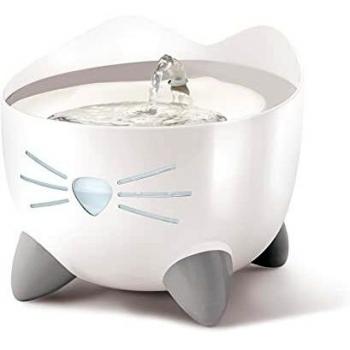 Fuente para Mascotas Catit Pixi 2.5 L - Bebedero/Fuente de Agua Automático - Acero Inoxidable