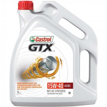 Castrol GTX Aceite de Motores 15W-40 A3/B3 5L