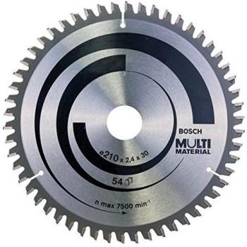 Bosch Hoja de Sierra Circular Multi Material 210x30x2,4mm con 54 Dientes de Widia