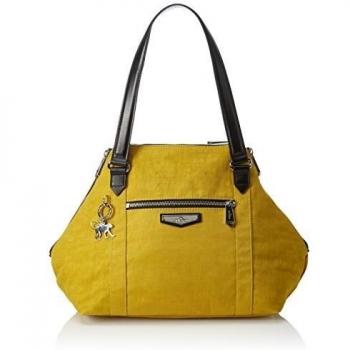 Kipling Art S, Bolsa de Asa Superior para Mujer, Amarillo