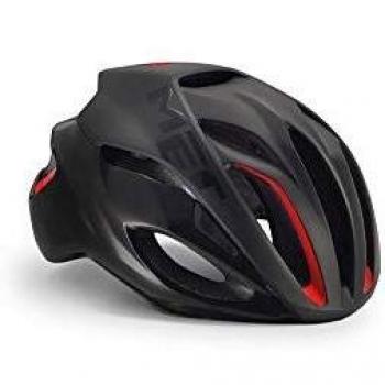 MET Rivale - Casco - Negro Contorno de la Cabeza 54-58 cm 2017
