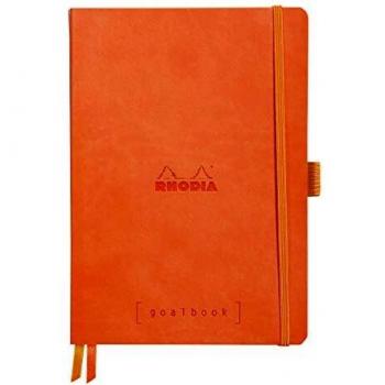 Cuaderno Rhodiarama Dot A5 - Naranja mandarina
