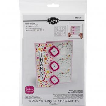 Sizzix Framelits muore di Stephanie Barnard 15/Pkg-tripla giocoso Flip, la sua carta