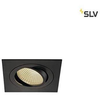 Empotrable LED Cuadrado de Techo SLV New Tria 13W Negro 3000K
