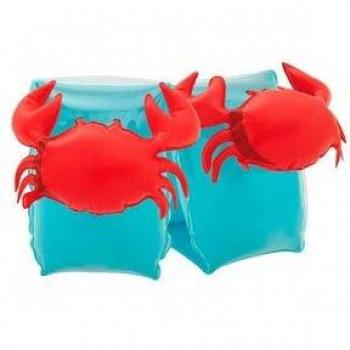 Manguitos Hinchables Solmar con Cangrejos 3D 3-6A Azul