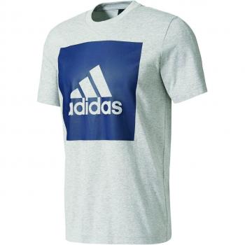 adidas Ess Biglogo Tee Camiseta, Hombre, Gris
