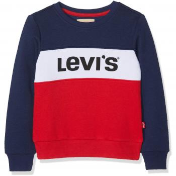 Levi's kids Sweat Shirt NM15507, Sudadera para Niñas, Azul