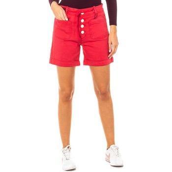 Short con bajos con dobladillo y trabillas para cinturón LWB001-06072 de La Martina