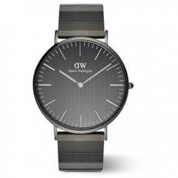 Reloj Daniel Wellington Classic Piano Link Graphite Unitone 40mm Negro para Hombre