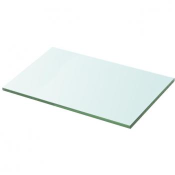 Panel de estante de vidrio claro 30x20 cm - Juego de 1 o 2 - Mueble de almacenamiento para oficina, estudio, sala de estar y dormitorio - Estantería/librería/mueble de almacenamiento