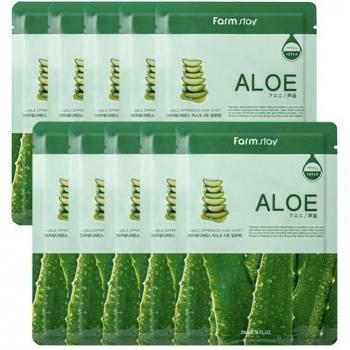 Farm Stay Aloe Visible Difference Sheet Mask Pack - 10 Sheets
