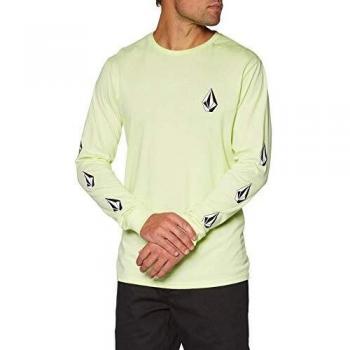 Volcom Deadly Stone BSC LS Camiseta De Manga Larga, Hombre, Key Lime, L