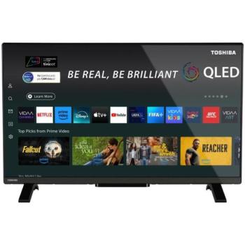 Toshiba Televisor QLED 32 Full HD Smart TV 200 cd/m² Negro