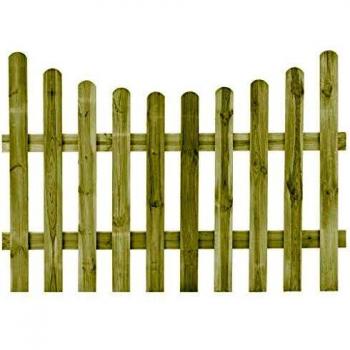 vidaXL Puerta de Valla Madera Pino Impregnada 170x120 cm Cancela Reja Verja Cercado