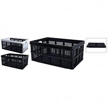 Caja Multiusos Plegable 60L Colores Surtidos (Negro o Blanco) 60x40x30cm