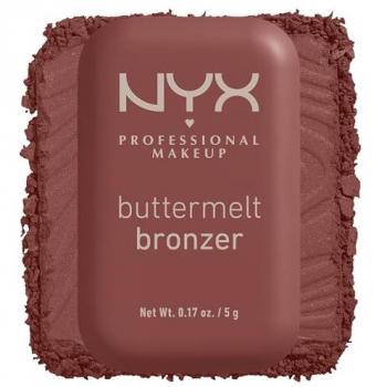 NYX Professional Makeup Buttermelt Bronzer, Polvos de Bronceado en Crema, Tono: Butta Dayz, 5 g, Hasta 12H de Duración, No Mancha, No Transfiere