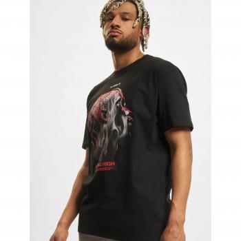 Camiseta Oversize Mister Tee Flying High Negra