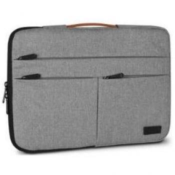 Funda Subblim Air Padding 360 Sleeve para Portátiles de hasta 14 Pulgadas - Gris Claro