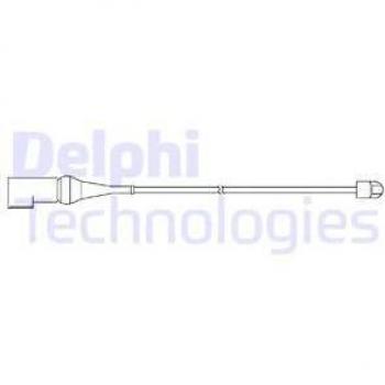 DELPHI Indicador de desgaste de frenos LZ0272 - Juego de contacto de aviso, incluye sensores para monitorear el desgaste del sistema de frenos, diseñado para garantizar la seguridad y el rendimiento óptimo del vehículo
