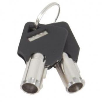 Accesorio de Seguridad para Notebook Urban Factory CRS99UF - Candado de Cable con Llave Negro (2 piezas)