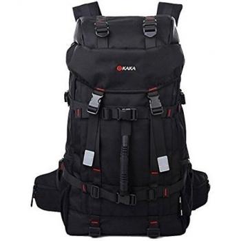 ukglobe Mochilas de marcha impermeable color negro - 40L
