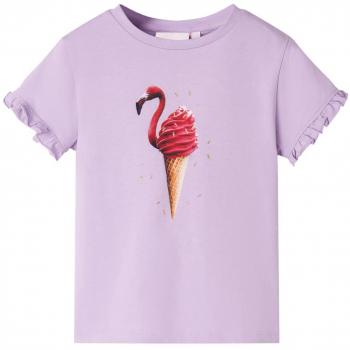 Camiseta infantil lila 104
