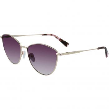 Longchamp Unisex Adult Sports Sunglasses - Gold/Purple Medium Yellow/CAT3