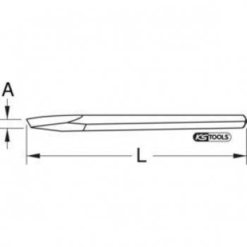 Buril KS TOOLS BRONZEplus, 400 mm