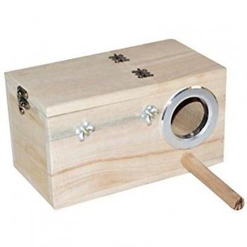 UKCOCO Nido de pájaros de Madera Nido de pájaros Vista Clara de la Ventana Bird House