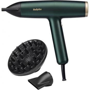 Secador de Pelo BaByliss Air Power Pro D6555DE, 1600 W, Tecnología Iónica, Flujo de Aire Potente, Diseño Compacto