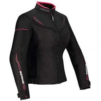 BERING Chaqueta moto LADY PARADISE Negro/Fuchsia, Negro/Fuchsia, 36