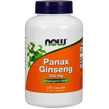Now Foods Panax Ginseng, 500mg, 100 Capsules