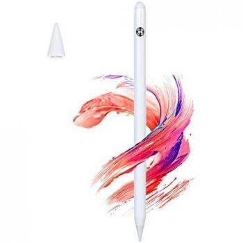 Mees Lápiz táctil para iPad 2018 y 2020 con rechazo de la palma, punta fina de 1 mm, lápiz para iPad de alta precisión para dibujar y escribir