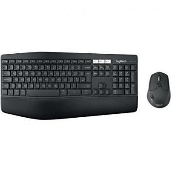 Logitech MK850 Combo Teclado y Ratón Multidispositivo, Disposición QWERTY Inglés Reino Unido , Negro